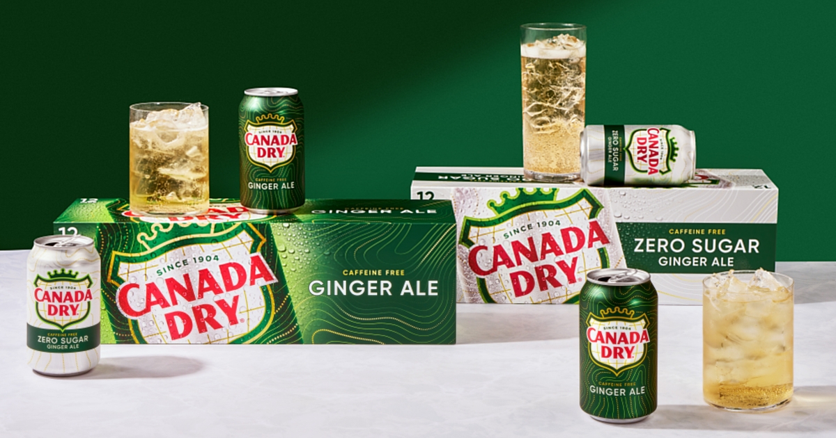 Redesign Punches Up Canada Dry’s Packaging