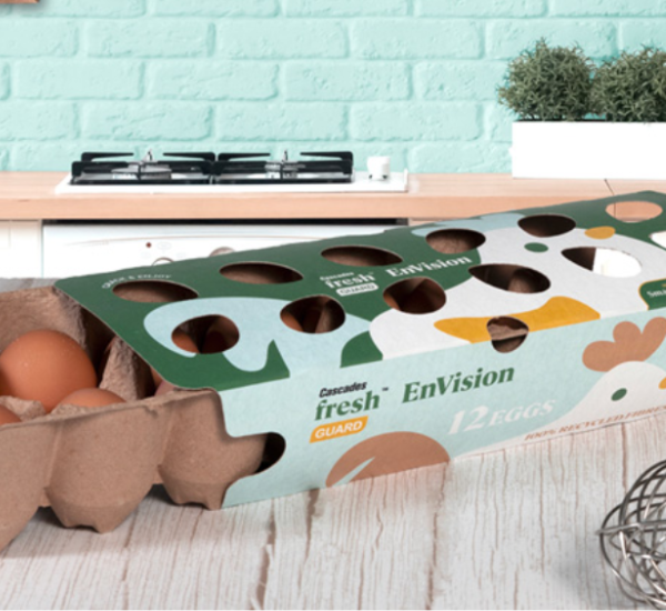 Cascades Debuts Fresh GUARD EnVision™ for Complete Egg Packaging Solution