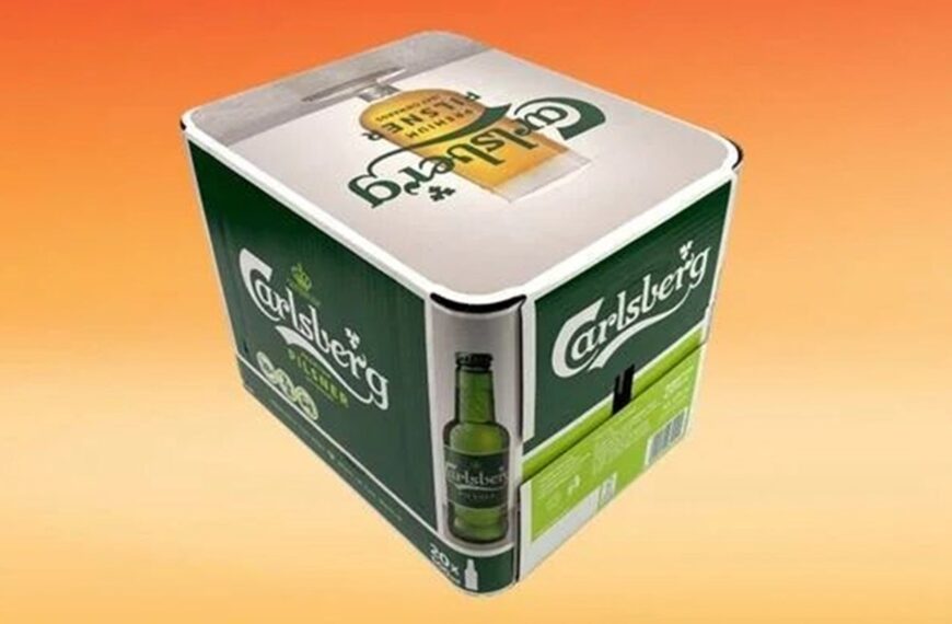 Carlsberg Poland trials DS Smith Round Wrap packaging for beer ranges 