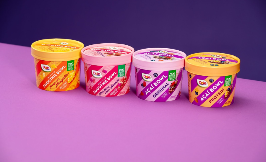 Dole® Unveils Sustainable Packaging for its Smoothie Bowls