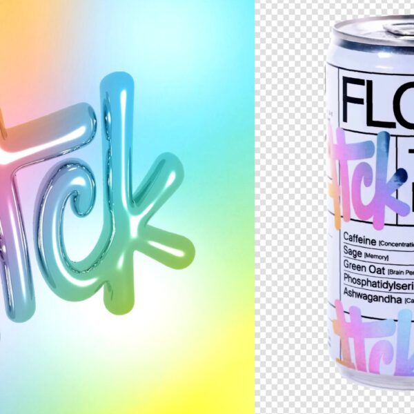 FLCK Gets Futuristic With Graffiti-Inspired Packaging For Energy Drink Brand Total Focus