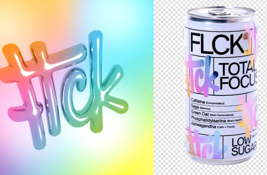 FLCK Gets Futuristic With Graffiti-Inspired Packaging For Energy Drink Brand Total Focus