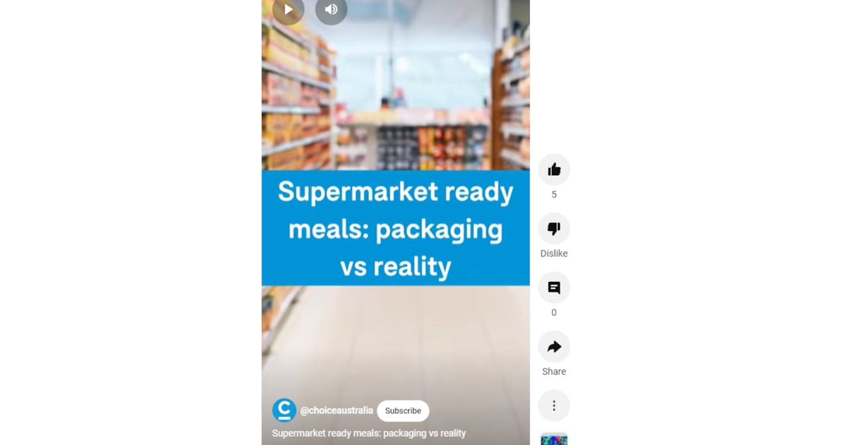 Ready-Meal Packaging: Picture Imperfect