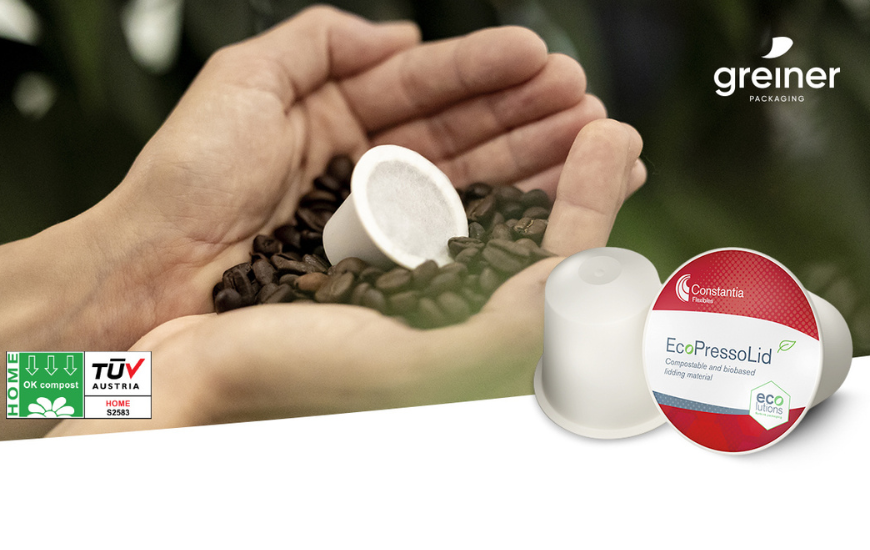 Greiner and Constantia Flexibles Partner to Develop Compostable Coffee Capsules