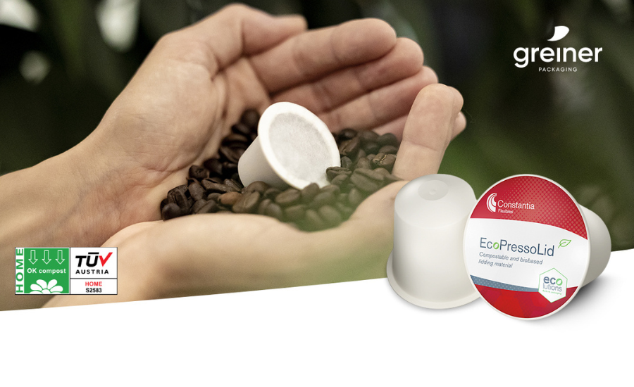 Greiner and Constantia Flexibles Partner to Develop Compostable Coffee Capsules