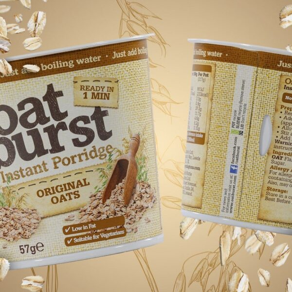 Symington’s adopts Greiner Packaging’s recyclable K3 r100 for Oatburst brand