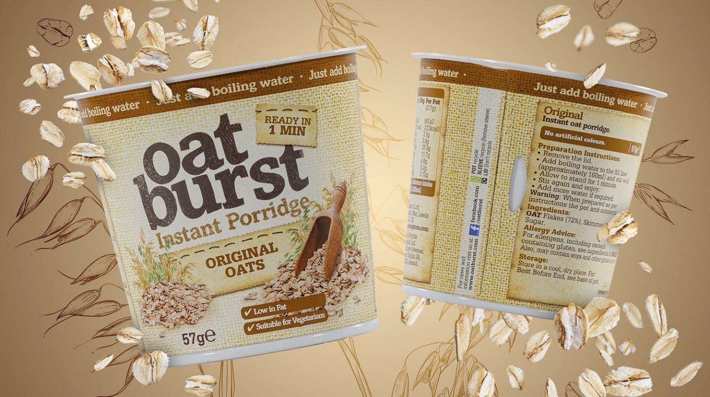 Symington’s adopts Greiner Packaging’s recyclable K3 r100 for Oatburst brand