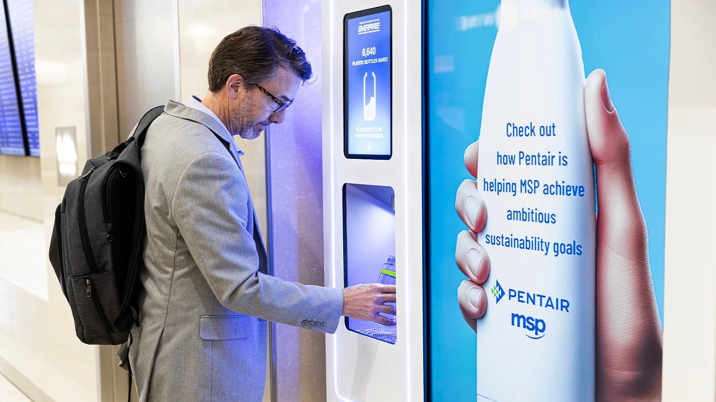 Pentair and MSP Airport collaborate to tackle single-use plastic