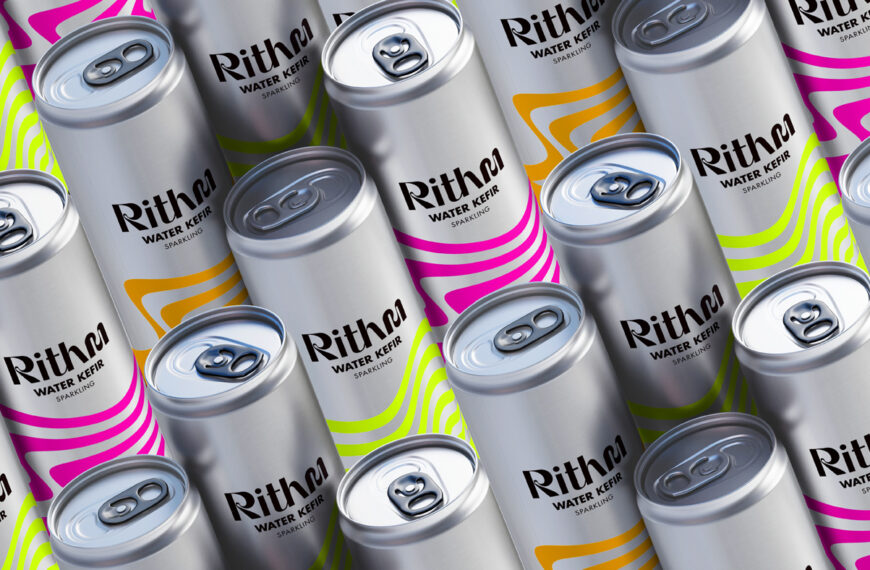 Get in the Rithm: Tidy Studio Creates Energetic Branding for Water Kefir