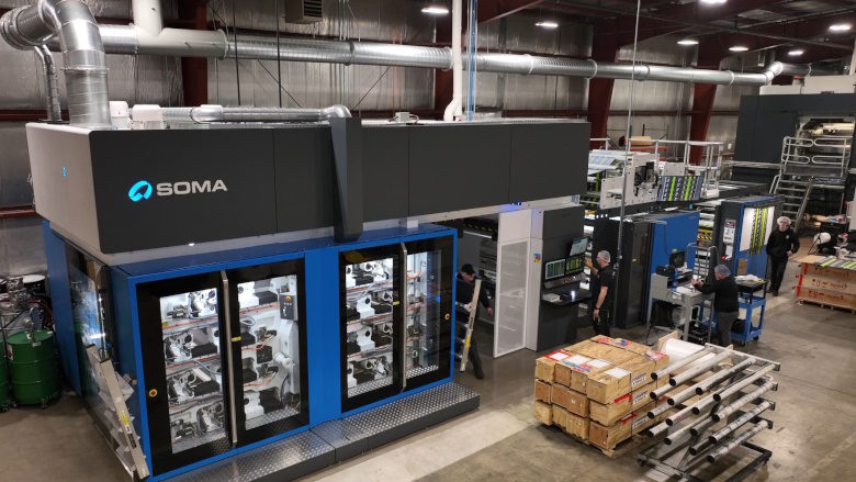 Eagle Flexible Packaging Acquires SOMA Optima Wide Web Flexographic Printing Press