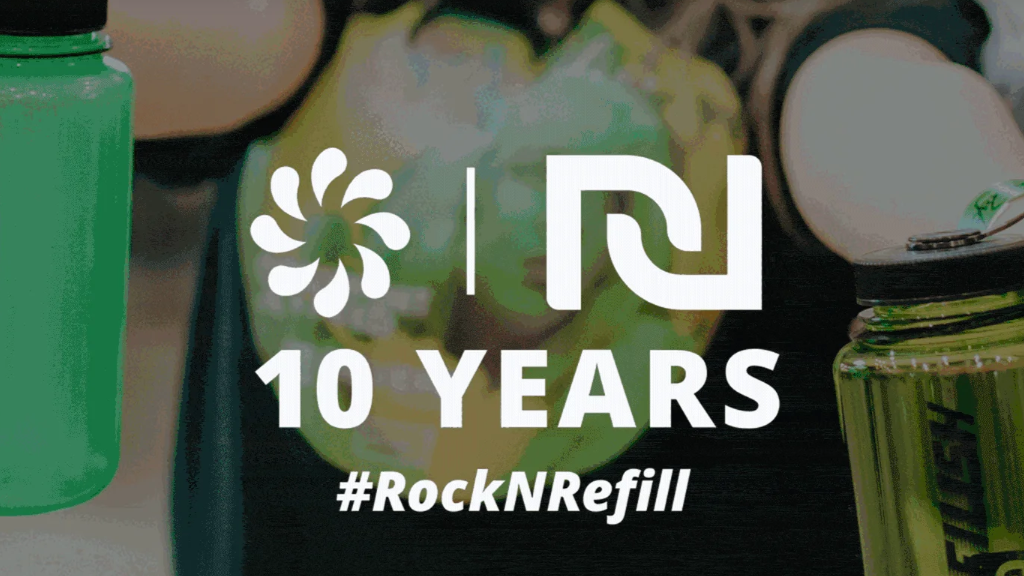 #RockNRefill campaign brings reusable bottles to live music events