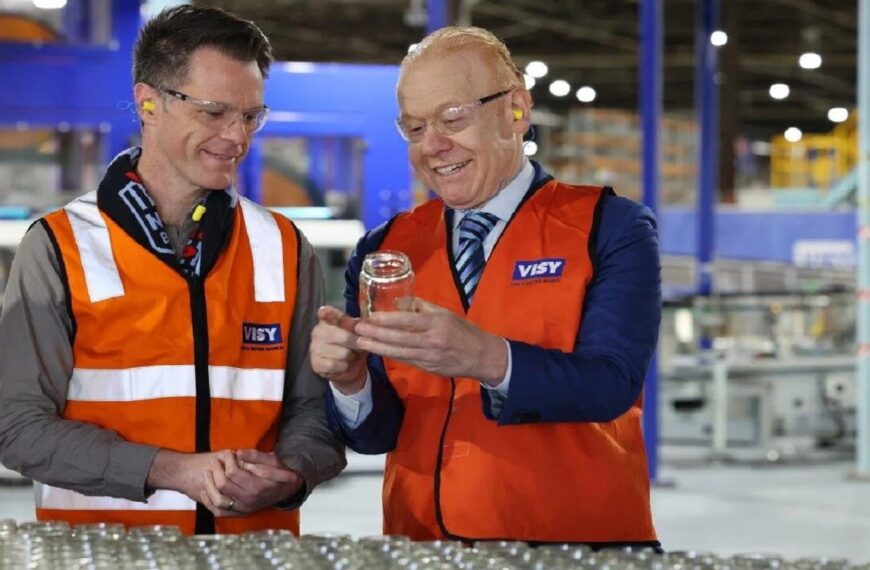 Visy commissions new A$150m sustainable glass furnace in Sydney