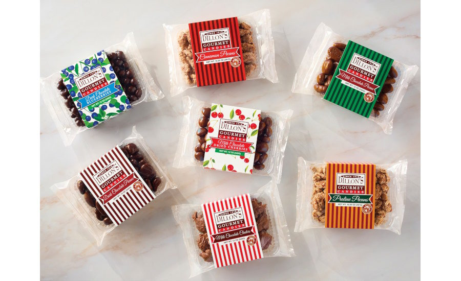 Dillon Candy Company launches new packaging for chocolate-covered fruits and nuts
