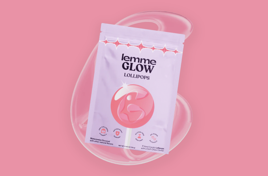 Kourtney Kardashian’s Lemme Glow Lollipop Is a Treat-Inspired Vehichle For Glowing Skin