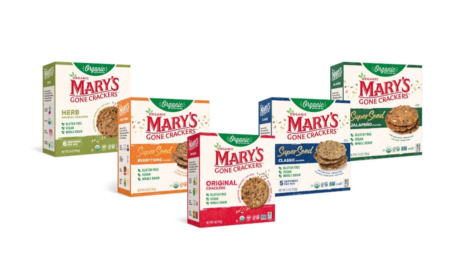 Mary's Gone Crackers unveils new packaging for Super Seed, Original varieties