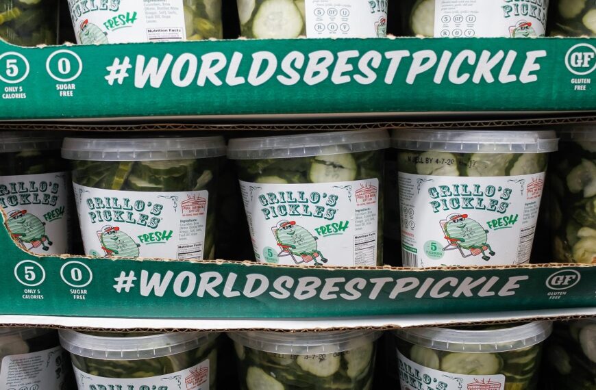 Berry creates spill-proof easy-open pickle jars for Grillo’s 