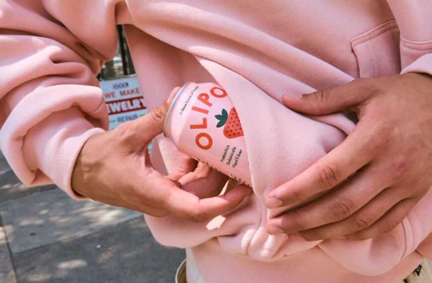 Sneak Your Own Olipop Soda Into the Movies With STAYCOOL-Designed Sweatshirt