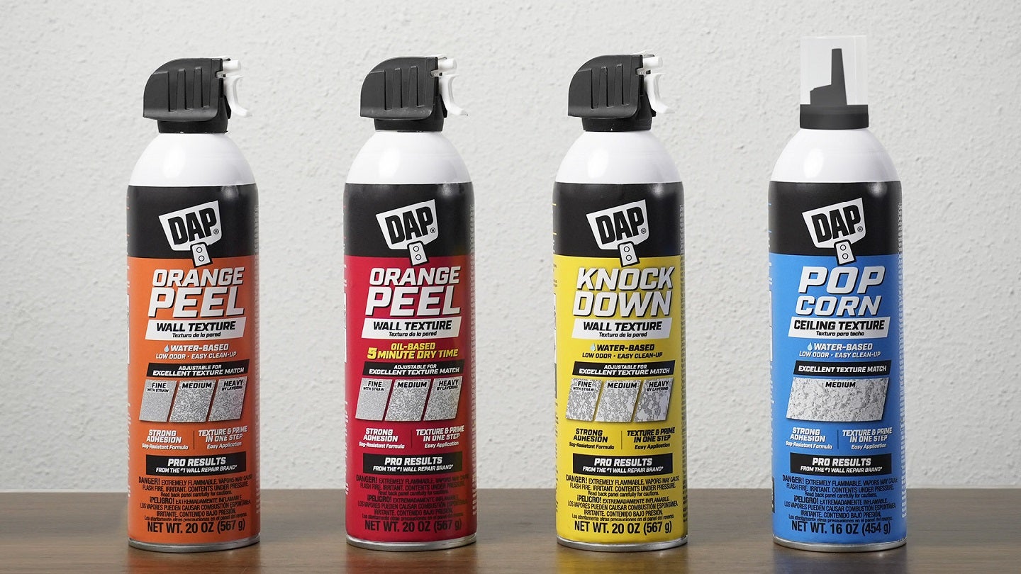 DAP launches new 20oz touch-up texture repair cans