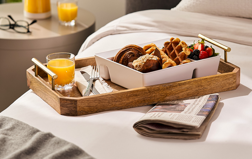 Norwegian Cruise Line Debuts Reusable Serveware for In-Room Breakfast