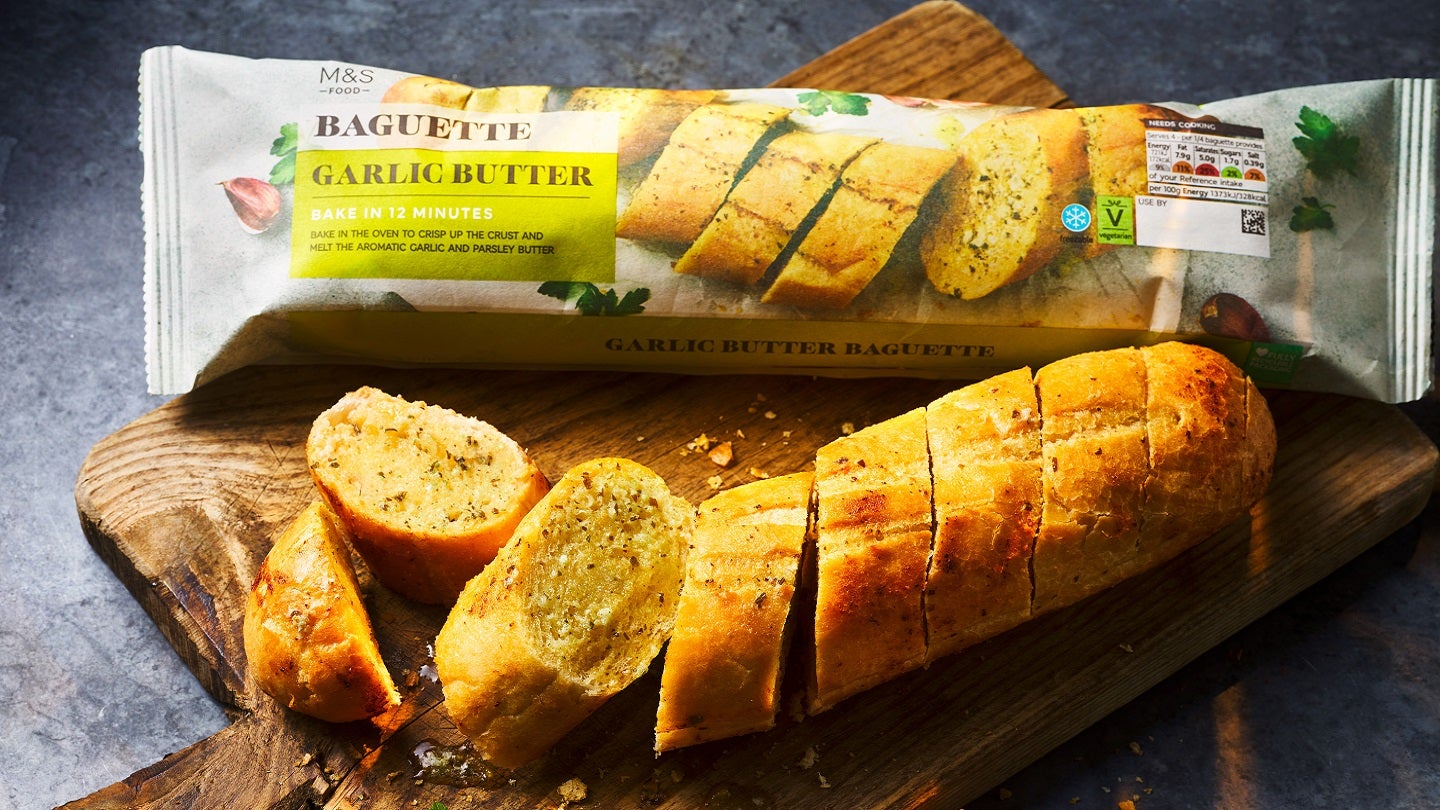 M&S switches to paper packaging for garlic baguettes