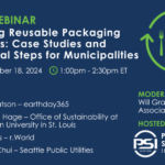 Product Stewardship Institute to Host Webinar on Building Reusable Packaging Systems