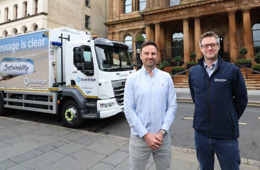RiverRidge grows glass waste collection service with biofuel vehicles