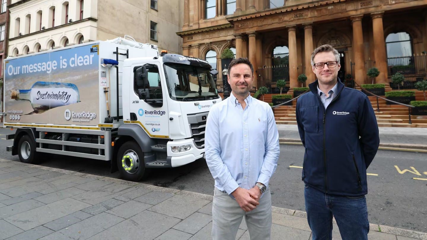 RiverRidge grows glass waste collection service with biofuel vehicles