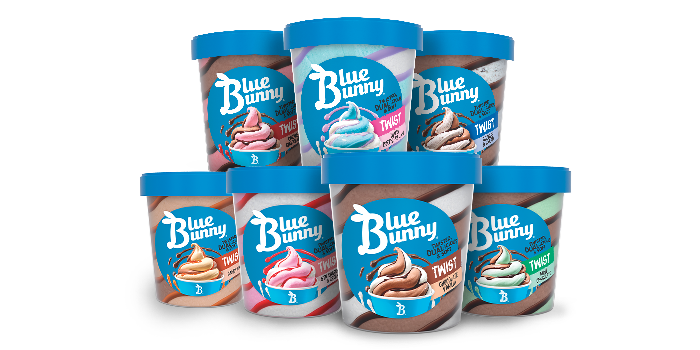 Ice Cream Brand Blue Bunny Switches To All-Plastic Packaging For Sustainability (No, Really)