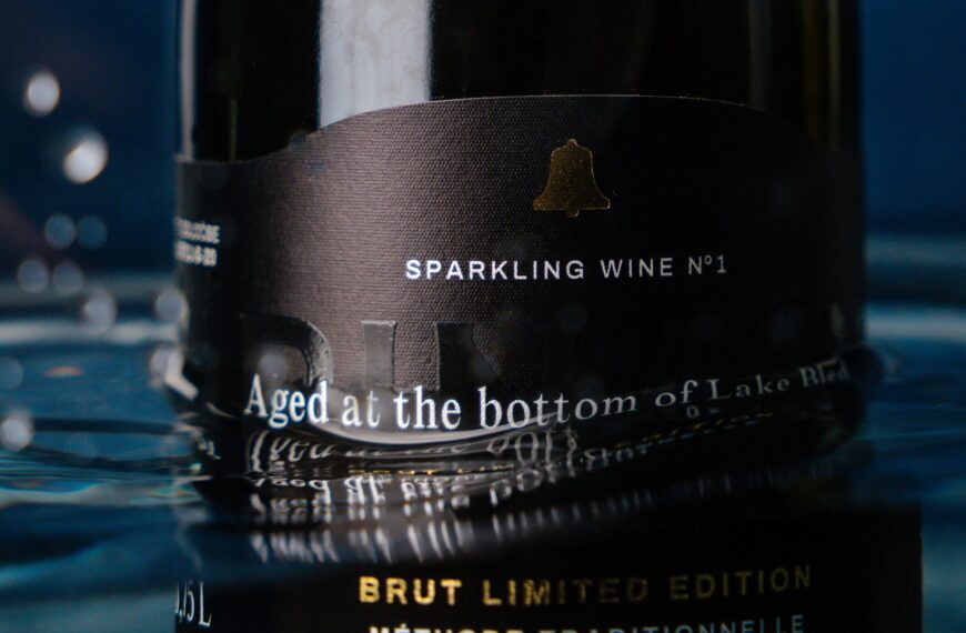 Josipina Prva is a Sparkling Wine Aged at the Bottom of a Lake