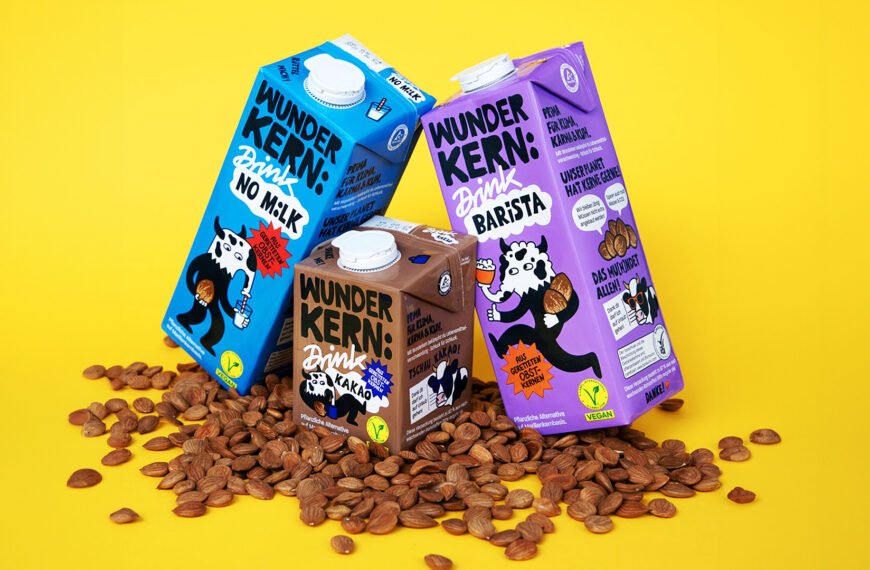 Rocket & Wink’s Nutty Take on Wunderkern’s Eye-Catching Packaging is Equal Parts Oatly and Adult Swim