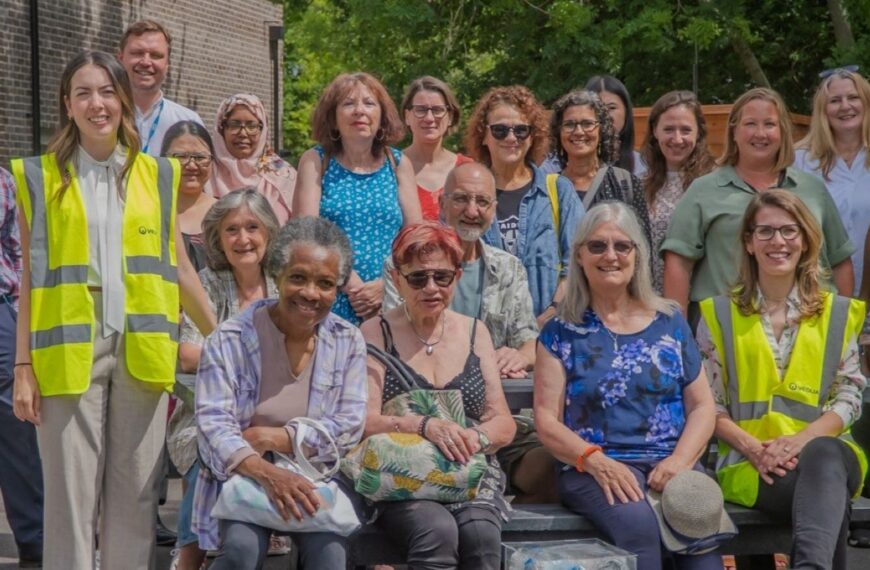 Tesco, Veolia, and Groundwork create NHS gardens from recycled plastic 