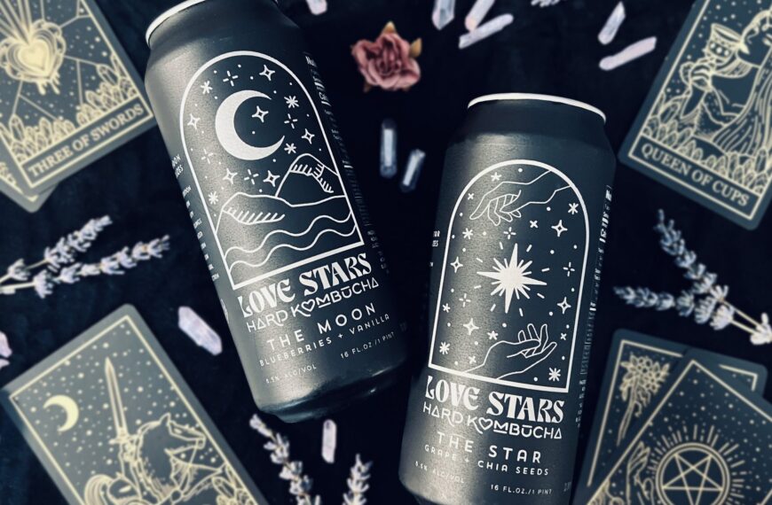 This Astrology-Inspired Kombucha Concept by Jazmyne Choi Shines Bright
