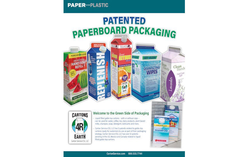 Carton Service Expands Role in Liquid Gable Carton Packaging Market