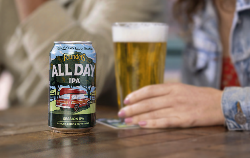 Trinity Brand Group Helps Founders Brewing Relaunch All Day IPA