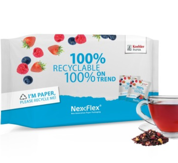 Koehler Paper launches barrier paper for tea packaging, to showcase at FACHPACK