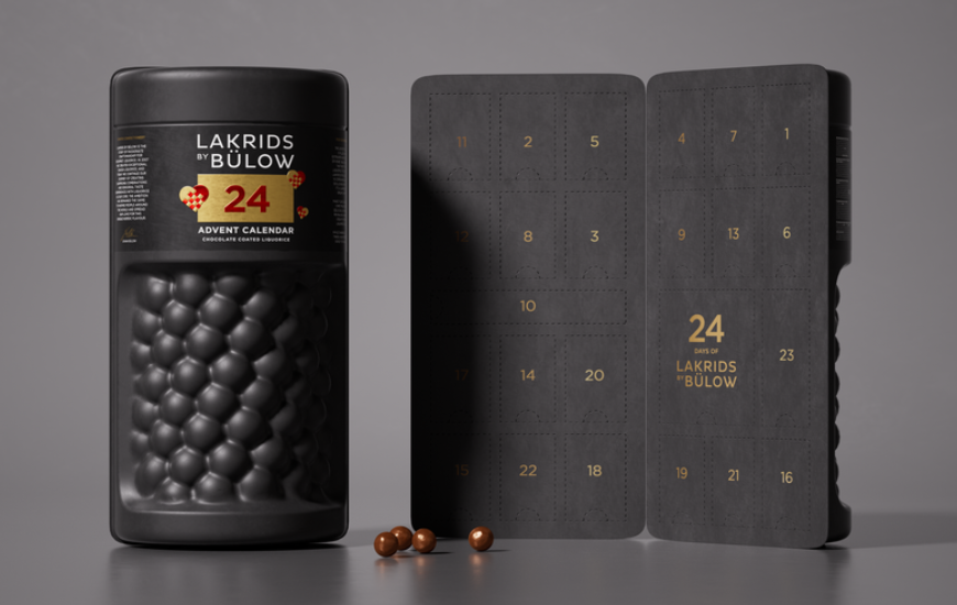 LAKRIDS BY BÜLOW uses PulPac's Dry Molded Fiber for Licorice Advent Calendar