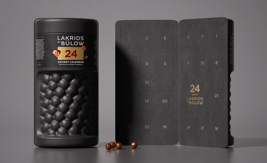 LAKRIDS BY BÜLOW uses PulPac's Dry Molded Fiber for Licorice Advent Calendar