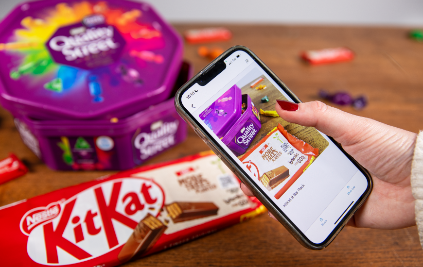 Nestlé Confectionery Trials Accessible QR Codes for KitKat and Quality Street