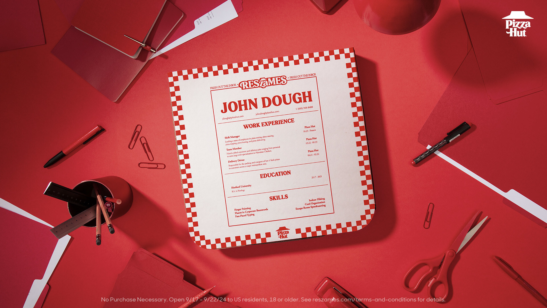 Pizza Hut Will Print Your Resume On a Pizza Box and Deliver It To Potential Employers