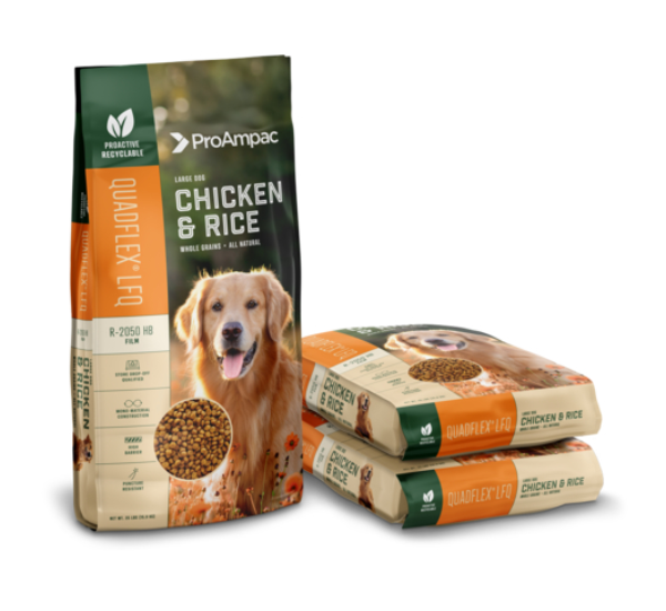 ProAmpac Launches QUADFLEX® Recyclable LFQ for Pet Food, Other Applications