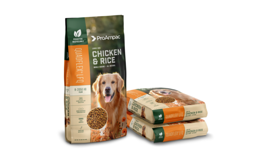 ProAmpac Launches QUADFLEX® Recyclable LFQ for Pet Food, Other Applications