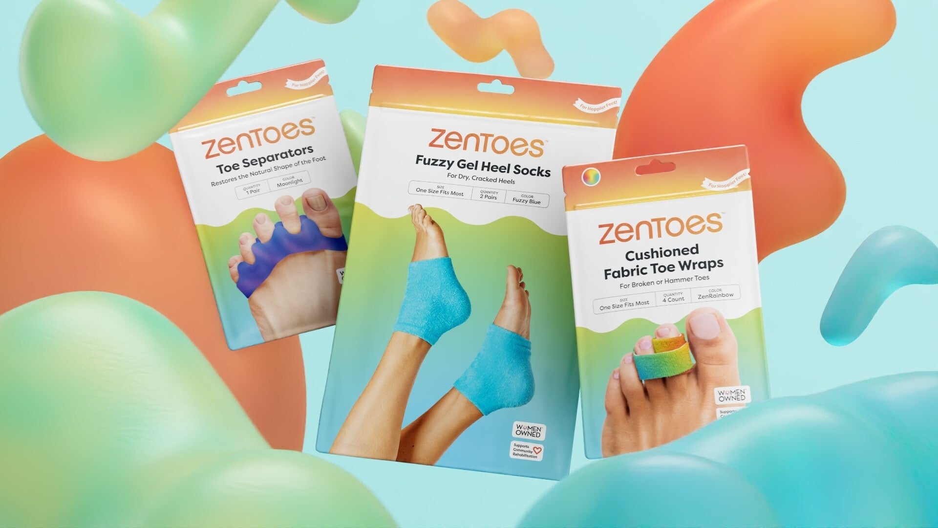 ZenToes reveals new packaging and product designs