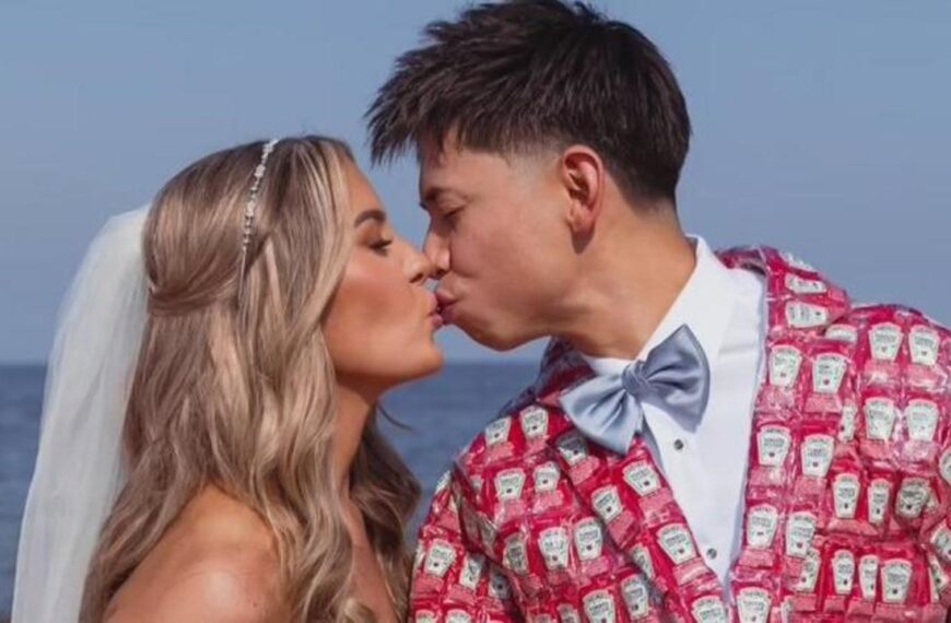 Man Who Gets Married in Jacket Made From Heinz Ketchup Packets Is Still Married