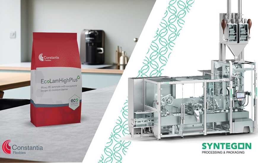 Constantia Flexibles' EcoLamHighPlus used for sustainable coffee packaging