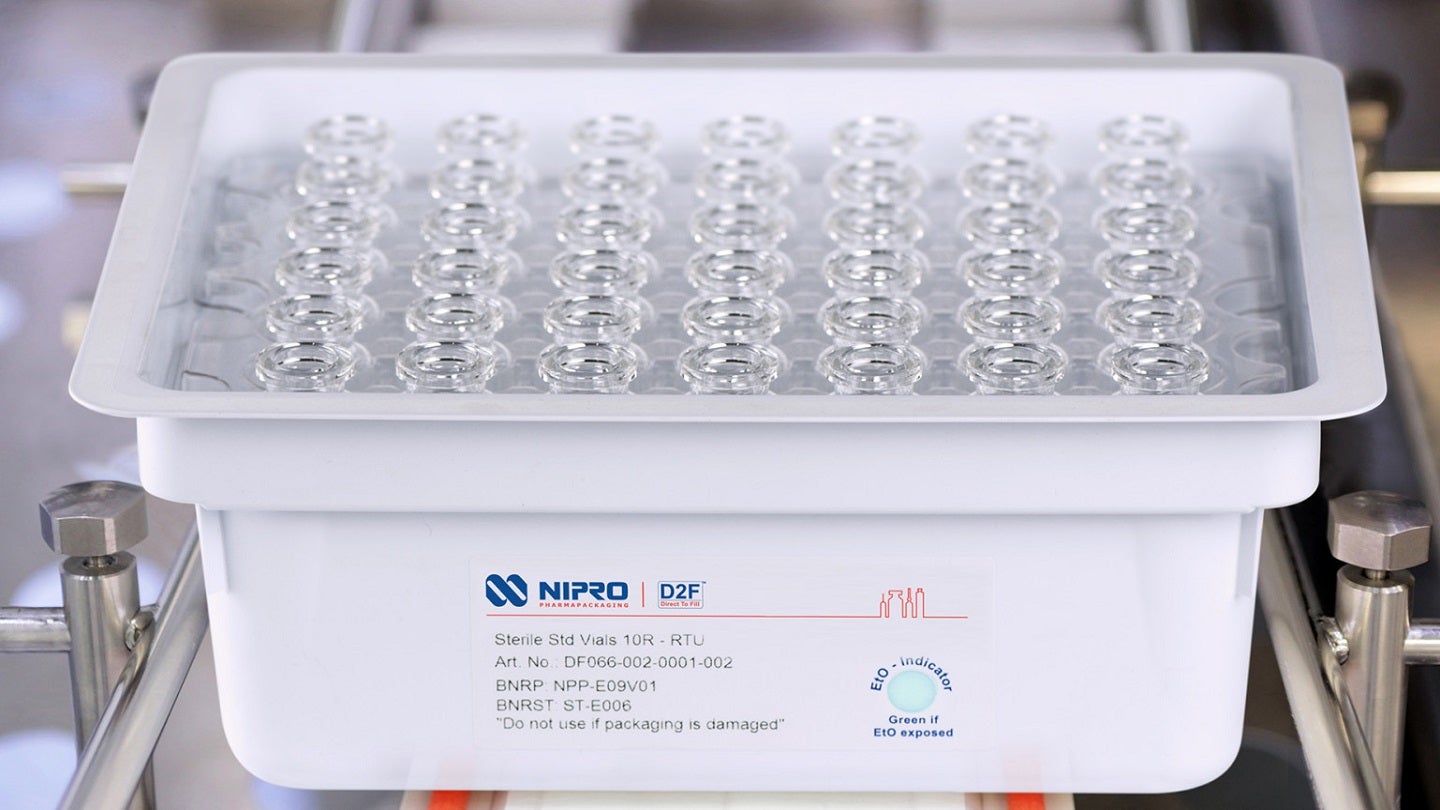 Nipro debuts D2F glass vials with Stevanato’s EZ-fill tech