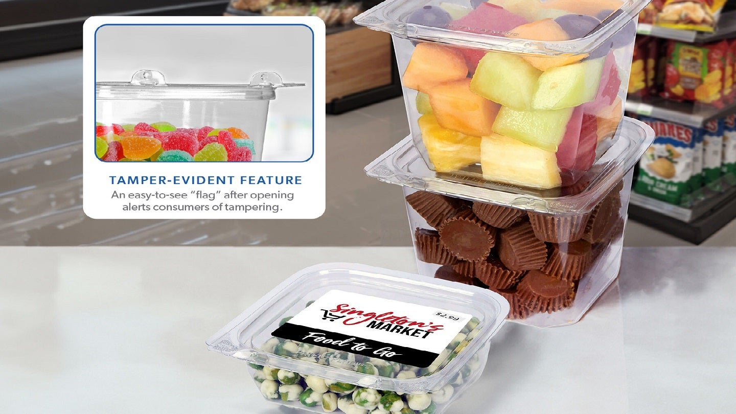 Novolex launches tamper-evident food containers