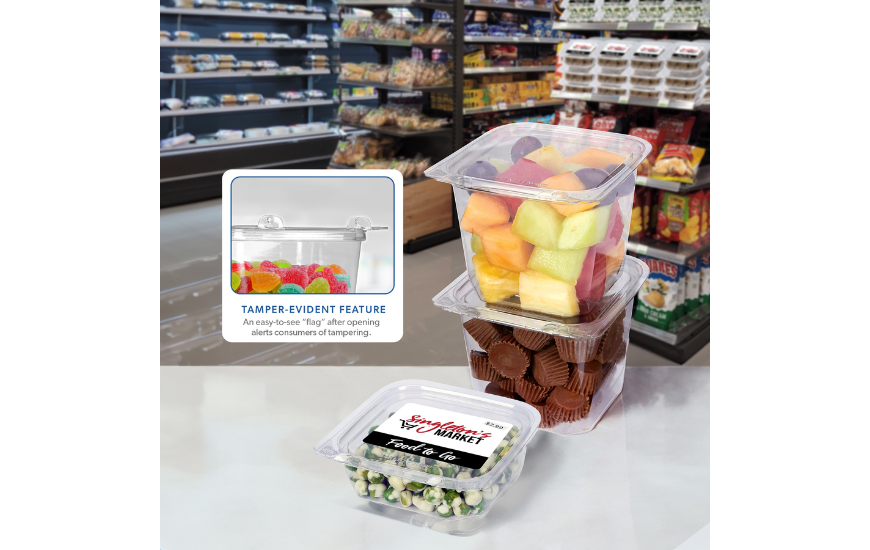 Novolex Launches TamperFlag Rigid Containers