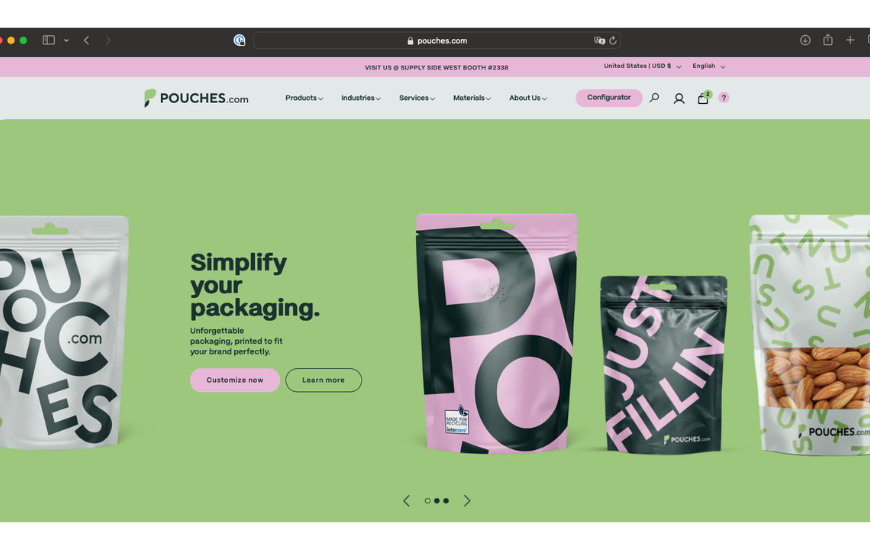 Pouches.com Set to Provide Innovative Online Ordering System for Businesses