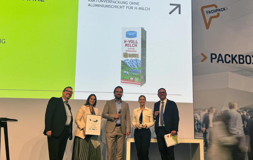 SIG Wins Green Packaging Star Award for Aluminum-Free Aseptic Cartons