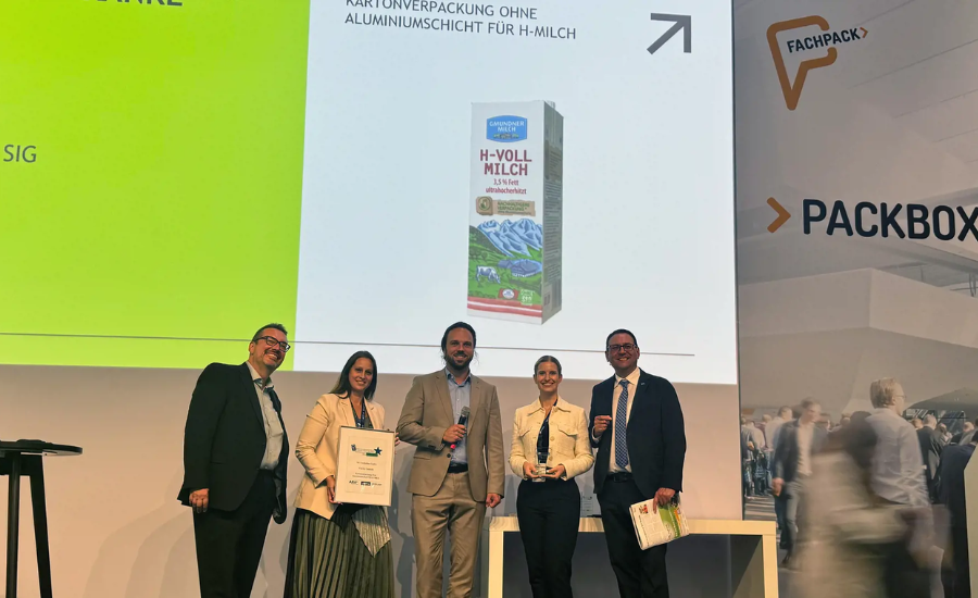 SIG Wins Green Packaging Star Award for Aluminum-Free Aseptic Cartons
